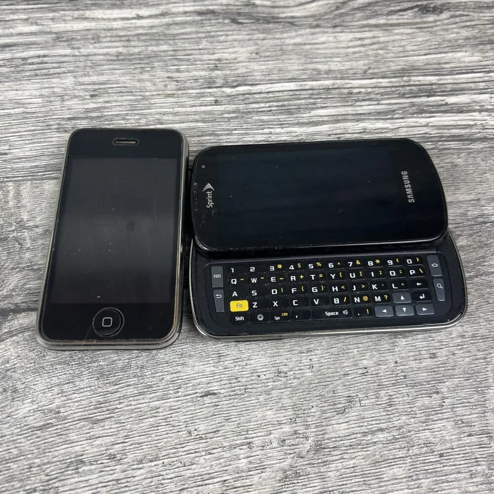 Lot of 4 Various Cell Phones Apple Samsung UNTESTED AS-IS PARTS REPAIR